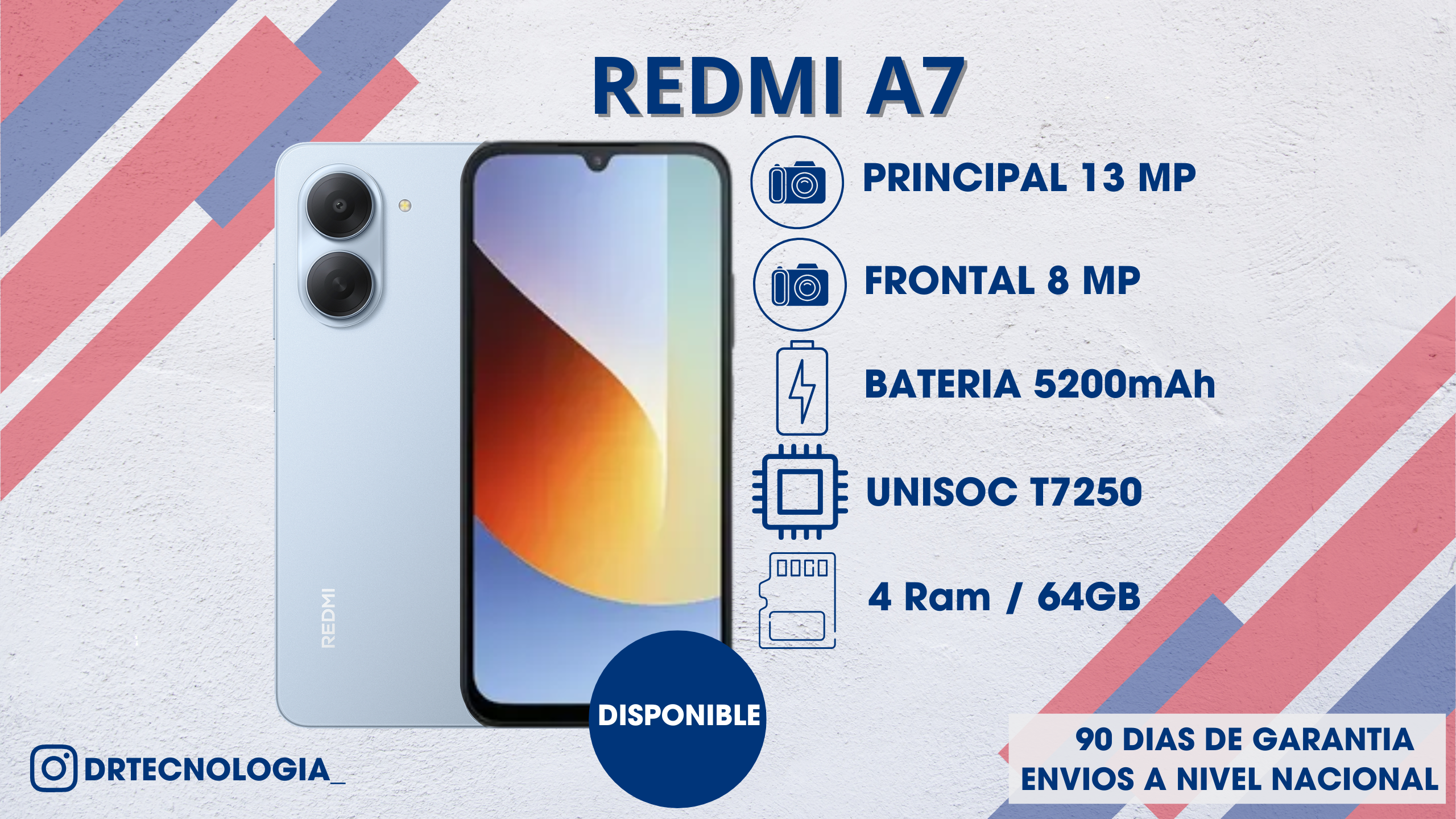 TELEFONO XIAOMI REDMI A7 4/64GB 